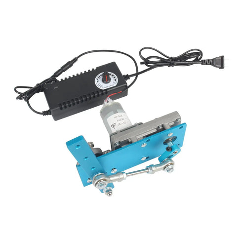 DC 24V Linear Actuator Reciprocating Motor with Adjustable Swing, 275 RPM Speed Regulator for DIY Automation Projects
