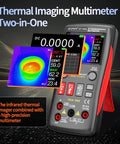 All In One Thermal Imaging And Digital Multimeter For Electricians And HVAC Pros, 96 By 96 IR Resolution, VOx Sensor, 50m Range