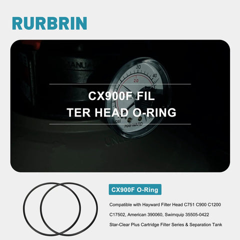 Premium Tank Lid O Ring Seal Replacement For Star Clear Plus Pool Filters Fits C751 C900 C1200 U9 228 Models Super Easy Install Durable Black One Pack, CX900F O-ring