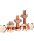 Heavy Duty External Hex Head Bolts And Nuts Kit With Flat And Spring Washers Stainless Steel 304 Indoor Outdoor Use Built To Last Easy Install And Smooth Threading 2pc, hex bolt kit
