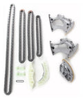 Timing Chain Tensioner Rails Kit Compatible With Audi S5 A6 A7 A8 Q7 3.0 TFSI Engines Featuring High Strength Alloy Construction For Superior Longevity And Reliable Performance Without Breaking Or Stretching Over Time, chain and rails set