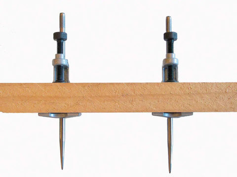 Trammel Set Stainless Steel With Two Trammels And Six Inch Scriber Points Adjustable Fine Adjustment Screw Beams Clamp Fits