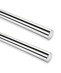 Precision 2-Pack Linear Motion Rods Featuring Smooth Chrome Plated C45 Carbon Steel Shafts for DIY Robotics CNC and 3D Printer Builds.