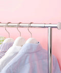 4 Pack Clothes Rod Stops End Caps Made Of Durable Metal Brackets For Round Clothing Rods, Shelf And Rod Storage End Caps, Replacement Ends For Closet Rods, Easy Install No Fuss Quick Fit on chrome closet rod