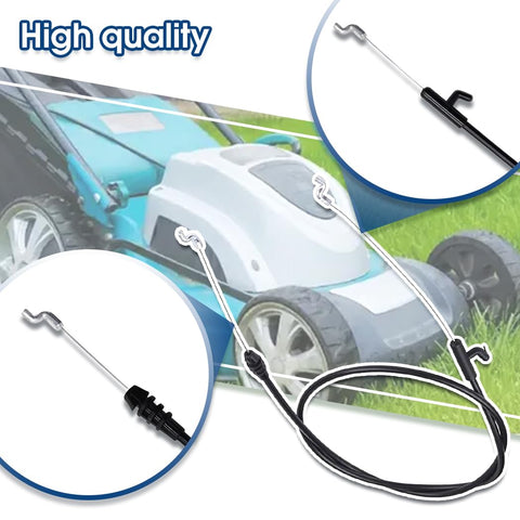 Replacement Control Cable For Lawn Mowers Throttle And Brake Fits MTD Craftsman Yard Machine Force Troy Bilt TB110 TB230 Bolens Murray Lawn Boy And Similar Models 04661A 946-04661A 746-04661A 746-04661 946-04661