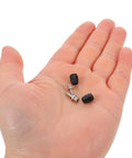 Quick Release Hydraulic Disc Brake Olive Inserts For Bicycle Aluminum Alloy Olives in hand showing size and design