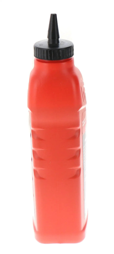 Top Shelf Sae 80W90 Premium Rear Axle Gear Oil Engineered For Limited Slip Differentials in a red bottle with a black nozzle.