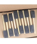 1 Inch Poly Foam Brush Set Pack Of 48 For Smooth, Even Paint Application, Pro Grade Quality, ergonomic handles in box