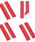 Slick Self Adhesive Acrylic Hinges Clear Flexible Piano Strap For Furniture Fixing And Aquarium Lids Totally Legit Sturdy Hold Super Easy Press On Design Clean Invisible Look Pack Of 4 shown from various angles.