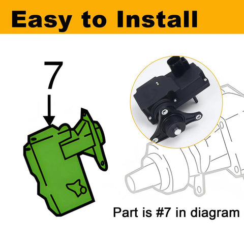 Disconnect Solenoid Locker Actuator Direct Fit Replacement For Chrysler 300 2009-2020, Plug And Play Dodge Challenger 2017-2023, And Dodge Charger 2009-2022 Easy Install OEM Style Part, black actuator