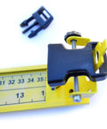 31 Inch Adjustable Paracord Jig with yellow ruler and clasp, designed for making bracelets, keychains, belts, slings, and straps.