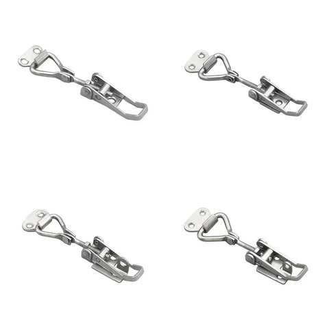 Dope Adjustable Toggle Corner Closure Latch With Keyhole For Tight Fits On Cabinet Doors Boxes And Window Covers Keeps Everything Locked Down Secure stainless steel