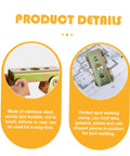 Stainless Steel Magnetic Welding Panel Clamps Set Adjustable Corner Fixtures with product details and design illustration.