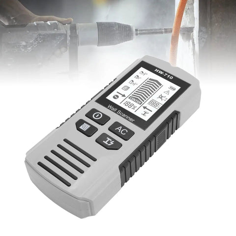 Wall Stud Finder Handheld Wall Scanner Lcd Display Sensor For Metal Wood Studs And Ac Wire Detection For Home Renovation Wall Floor Ceiling Use on a work surface.
