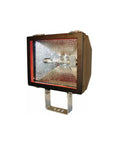 Heavy Duty Marine Floodlight With Quartz Halogen Bulb And Tempered Glass Lens Made From Solid 304 Stainless Steel, side view