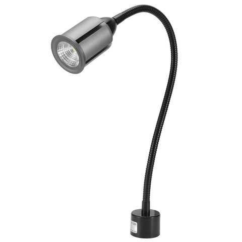 12W LED Desk Lamp With Magnetic Base And Adjustable Gooseneck for Sewing Machine Workbenches CNC Machines Craft Tables and Workshop Use