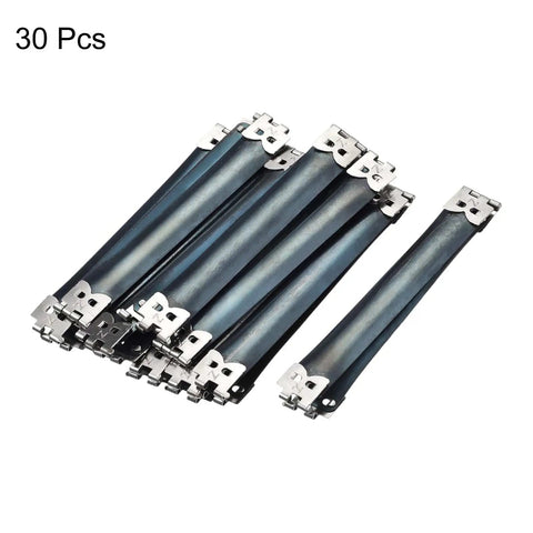 Metal Internal Flex Frame Set For Handbags And Purses 30Pcs 100mm Frames With Pins, Dark Blue Durable Alloy Hinges for Diy Coin Bag