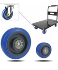 4 Pack Heavy Duty Furniture Casters Swivel Wheels For Industrial Equipment And Carts Rubber Roller Casters 3 Inch To 5 Inch