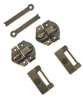 Rustproof Zinc Alloy Latch Lock With Vintage Mini Padlock And Keys For Retro Wooden Boxes Jewelry Cases And Cabinets