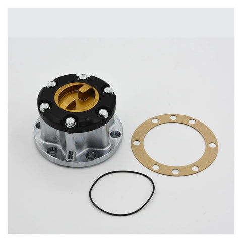 Slick Mechanical Wheel Locking Hubs Compatible With Suzuki Samurai SJ413 showing the hub, gasket, and O-ring for 26 spline axle.