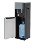 Bottom Loading Water Cooler Dispenser With No Heavy Lifting Three Temperature Settings For 5 Gallon Bottles in dark gray