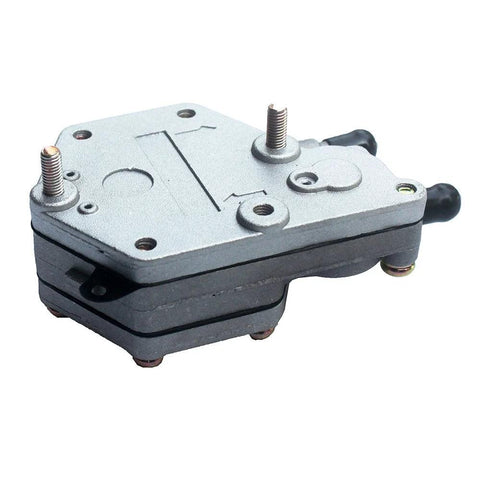 Beefed Up Polaris ATV Fuel Pump Replacement For Sportsman 325 400 500 600 700, gray metal, side view