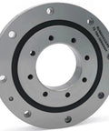 Premium Class P5 Crossed Roller Bearing For Rotary Tables, featuring a circular design with mounting holes and a black seal.