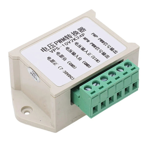 Voltage To PWM Converter For 0 To 5V Or 0 To 10V Inputs, Converts To 0 To 100 Percent PWM Output For Smooth Motor Speed Control module