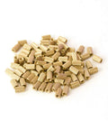 Top Shelf M3 Brass Threaded Inserts For 3D Printing And Injection Molding Bulletproof Press Fit Hardware With Slick Finish bulk pack of small inserts on white background.