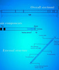Technical diagram of Pro Grade Soldering Iron Tip Kit T12/T15 features, showcasing external structure and components layout.