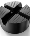 Durable Rubber Floor Jack Pad With Universal Fit, Anti Slip Cross Grooved Protector For Cars, Flat Top Pad Adapter