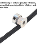Open 2GT Timing Belt Kit For P1P P1S X1 X1C X1E 1442mm Length Rubber Fiberglass Drive Belt 2 Pieces For Next Level Precision 3D Printer Motion Transmission And Low Noise, belt on pulley