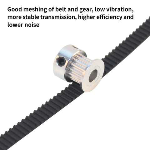 Open 2GT Timing Belt Kit For P1P P1S X1 X1C X1E 1442mm Length Rubber Fiberglass Drive Belt 2 Pieces For Next Level Precision 3D Printer Motion Transmission And Low Noise, belt on pulley