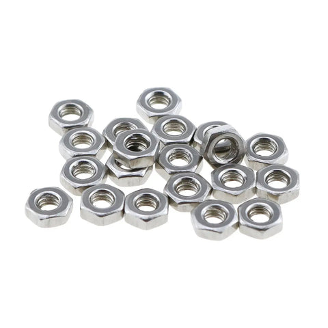 Tough As Nails D Series Panel Screws And Nut Kit Featuring Rust Resistant Stainless Steel flat head M2.5 nuts for electronics.