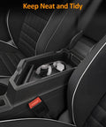 Jetta Center Console Organizer Tray For Volkswagen VW 2020 2021 2022 2023 2024 2025 2026 Custom Fit Armrest Storage Box Insert