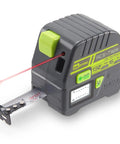 Two In One Laser Tape Measure With 130Ft Laser Range And 16Ft Tape, Digital Laser Meter With M In Ft Ft In Units, LCD Display, Self Locking Tape, Belt Clip For Quick, Accurate DIY And Professional Jobs. 2-in-1 unit with laser and retractable tape