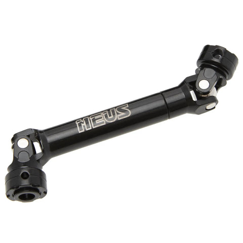 Beefy 84mm Hardened Steel RC Crawler Driveshafts Upgrade for 1 To 10 Scale Axial SCX10 Capra D90 CC01 Tamiya Redcat Gen8 Not Compatible With TRX4 Stock Transmission, black hardened steel driveshaft