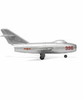 MiG-15 Micro EDF RC Plane With 4CH 2.4GHz Gyro Stabilized Jet Ducted Fan, side view with detachable landing gear