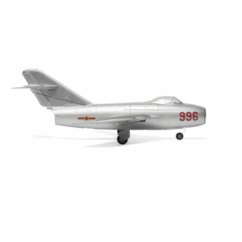 MiG-15 Micro EDF RC Plane With 4CH 2.4GHz Gyro Stabilized Jet Ducted Fan, side view with detachable landing gear