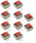 10 Pack 600:600 Ohm 1:1 Audio Isolation Transformers With EI14 Core, Double-Winding Design, High Fidelity Shielding For Pro Audio Interfaces