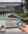 Beefy 280W AC Gate Opener With 4 Remotes For Heavy Duty Sliding Driveway Gates Up To 1400 Lbs And 20 Ft in action