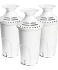 Water Filter Replacement For Pitchers And Dispensers Pack Of 3 That Cuts Chlorine And Funky Taste, BPA Free, Easy Fit Cartridges