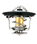 Heavy Duty Engine Coolant Thermostat With Reinforced Silicone Gasket Slick Direct Swap Unit For Honda Civic Crv Crz showing copper housing and spring design.
