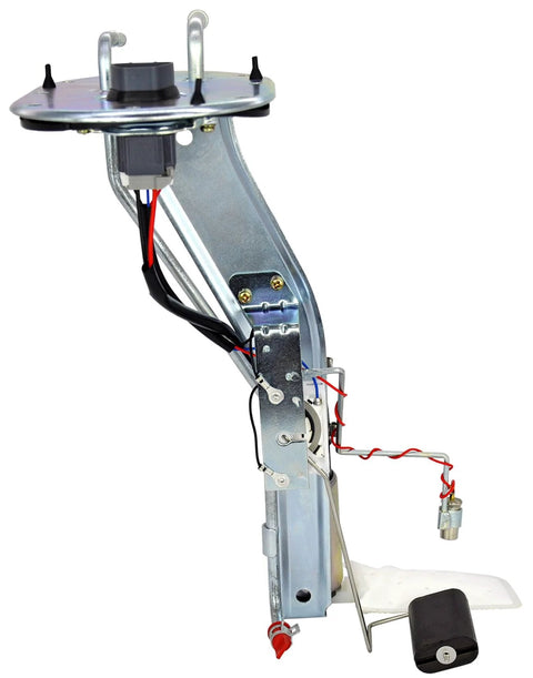 Toyota Fuel Pump Module With Sending Unit Drop In Replacement For 2000 2001 2002 Tundra Limited SR5 V8 4.7L Beefs Up Your Fuel System OEM Quality SP9006H, front view showing wiring and connectors.