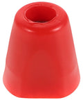 Close-up of red plastic ring for Beefy Heavy Duty Stainless Steel Nut Replacement Tool with Plastic Ring for Fencing Equipment