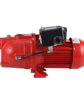 Side view of 3/4 HP Shallow Well Jet Pump With Dual Voltage 115/230V 13 GPM Cast Iron Self Priming Water Pump For 25 Feet Max Lift