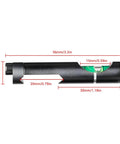 Measurement diagram of Bubble Level for 20mm Picatinny Weaver Rail Rifle Scope Anti Cant Shock Resistant Mount