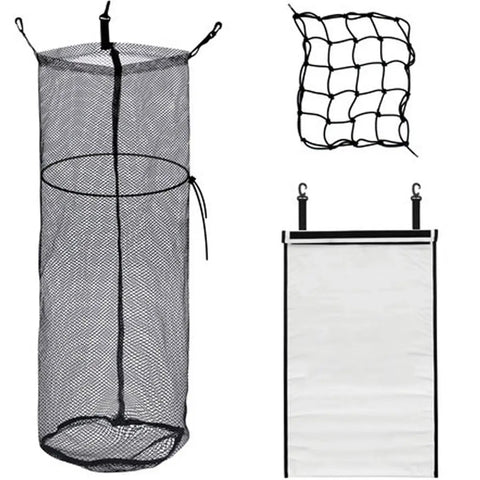 Hookah Dive Kit For Tank Free Exploring With Tank Carrier, mesh bag, clipping net, and storage sheet
