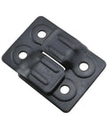 Hella Rust Resistant Black Table Leaf Levelers Pair Heavy Duty Dining Bench Connector Hardware Built Tough Extension Bracket, 38x38x18mm