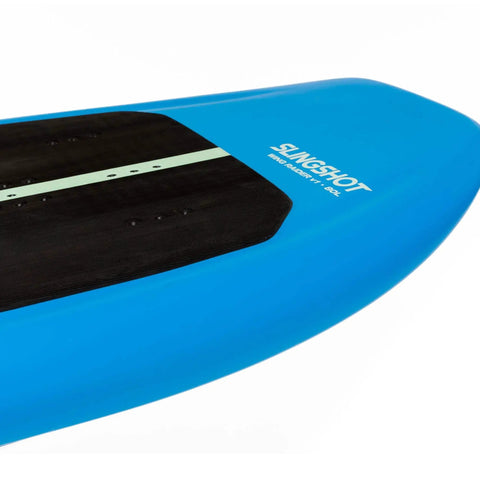 Wing Raider V1 Wing Foil Board 70 L For Easy Progression And Stable Control Compact Shape Reduces Swing Weight blue board corner